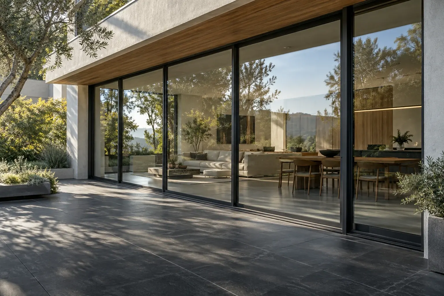 Illustrative glass & windows architecture