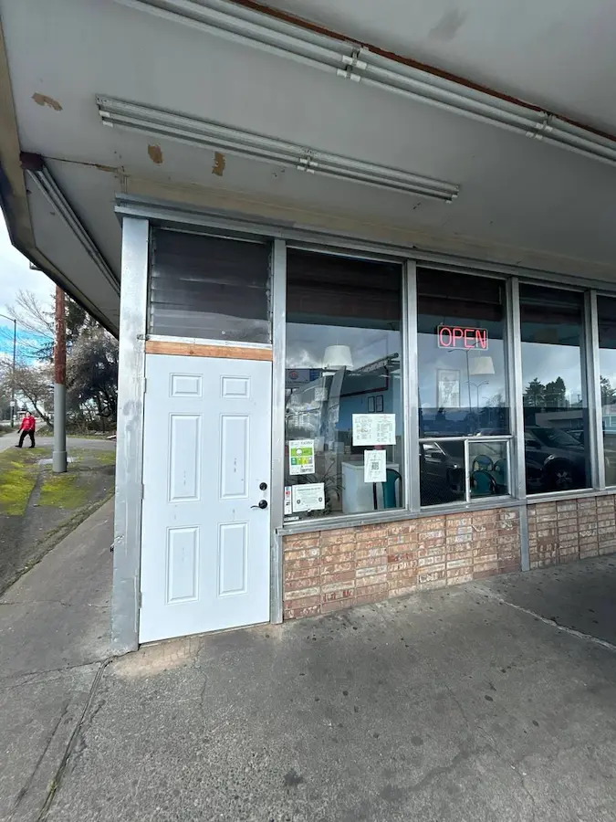 storefront glass window