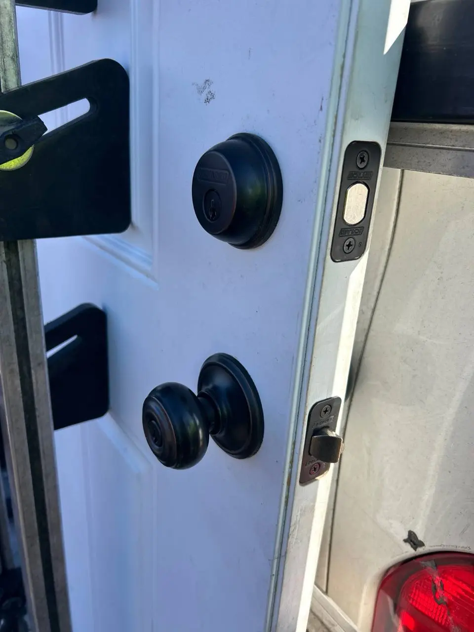 repaired residential door