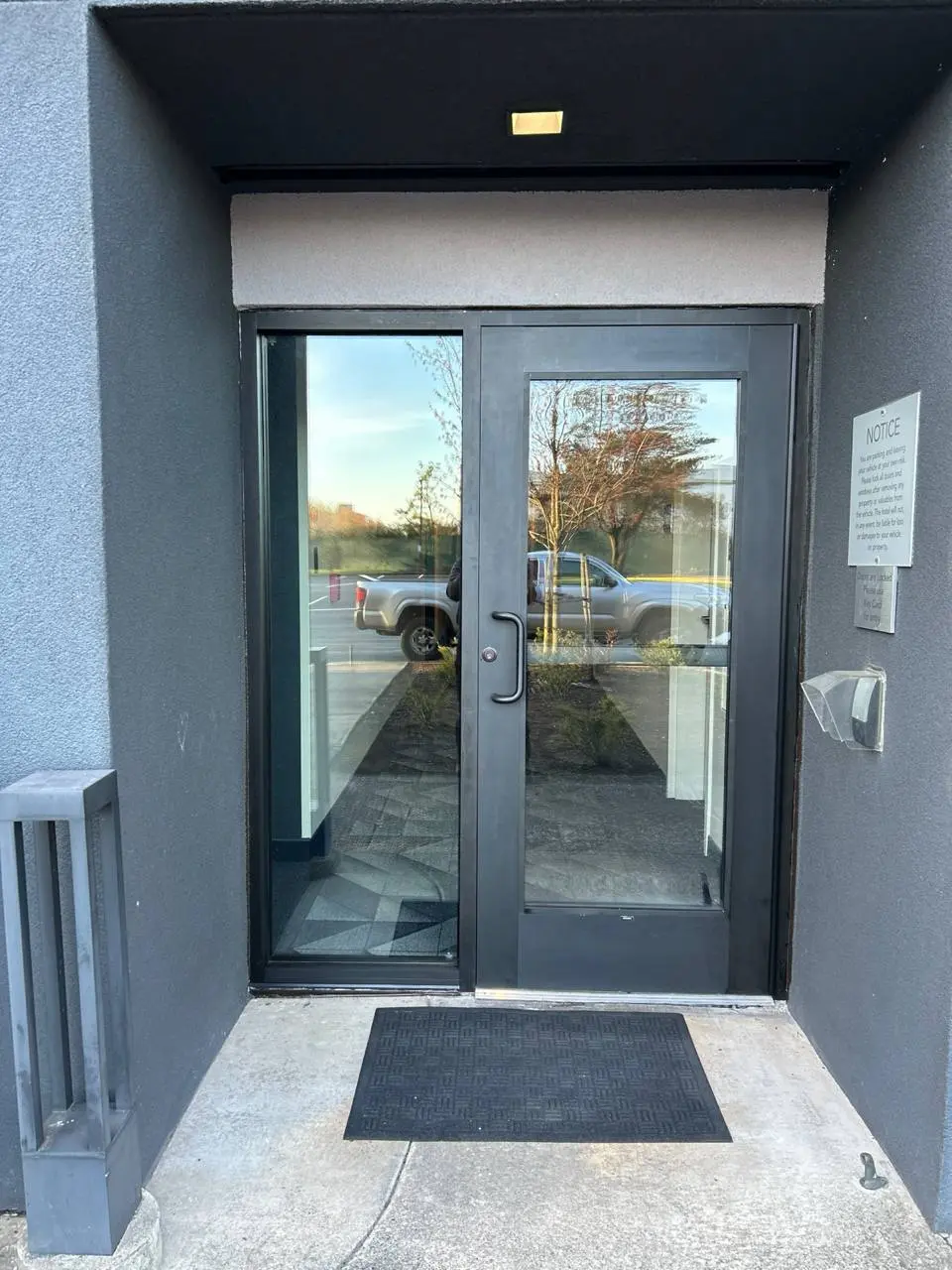 storefront glass door